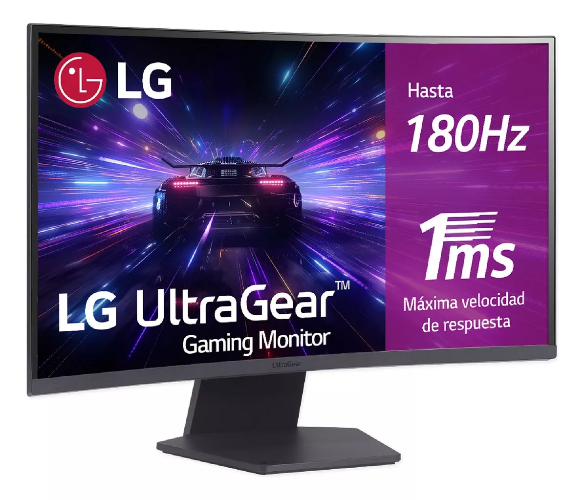 MONITOR LG 27 CURVO QHD FREESYNC 180HZ 1MS HDMI DP 27GS60QC-B 