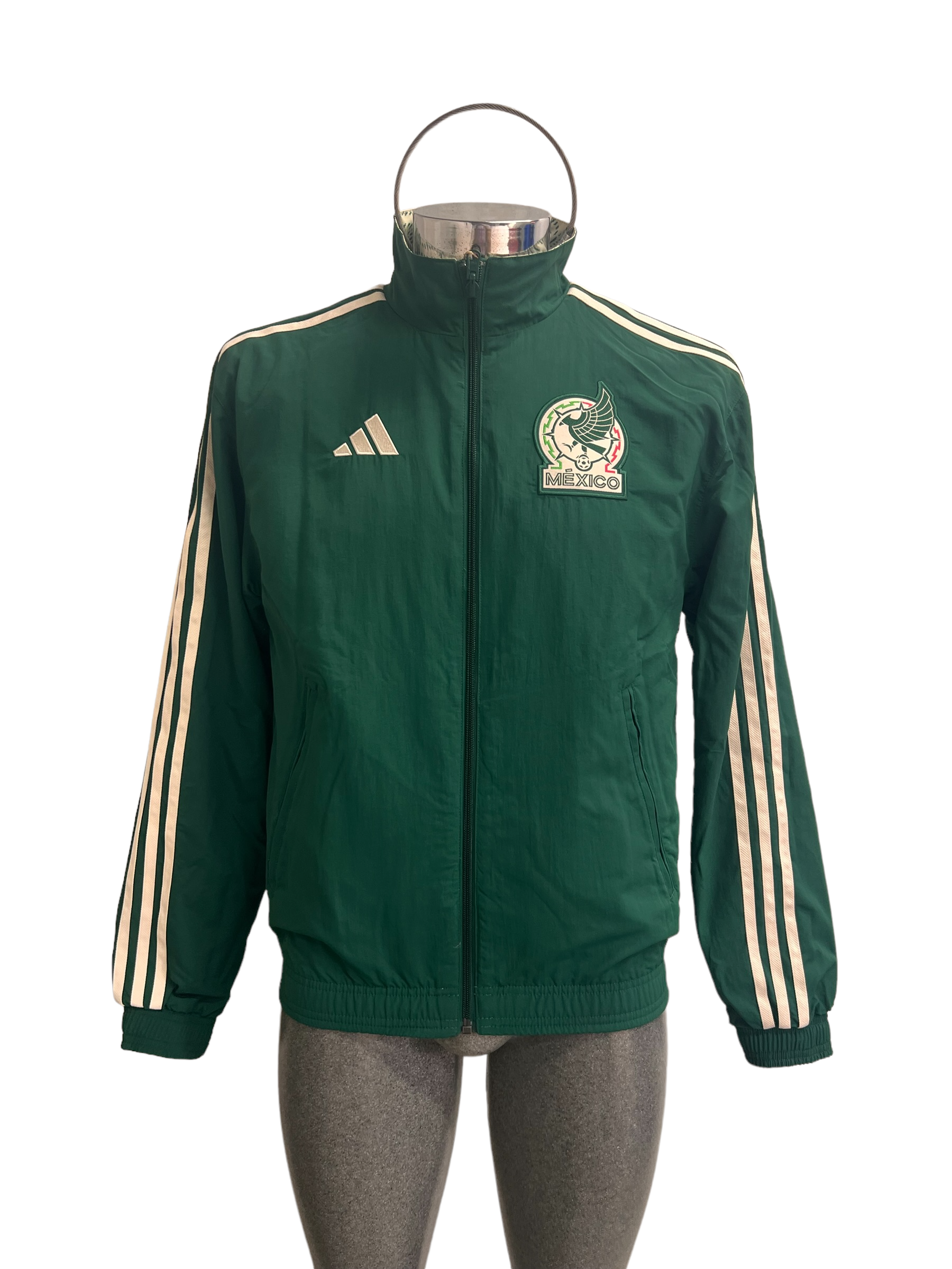 Chamarra Original Adidas Selección Mexicana doble vista mundial 2022 HF1439