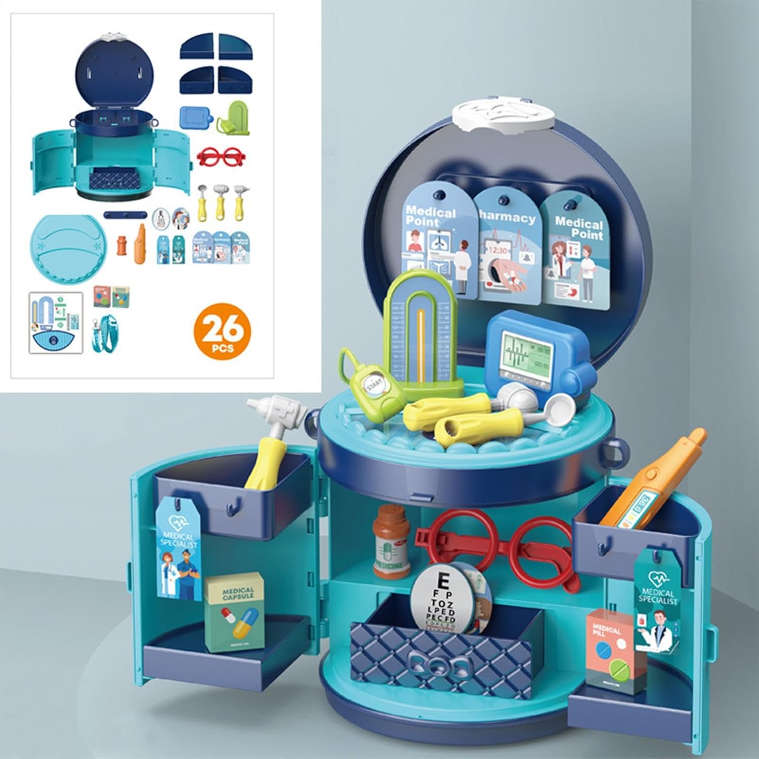 Bolsa de Juego medicina portátil 2 en 1 
