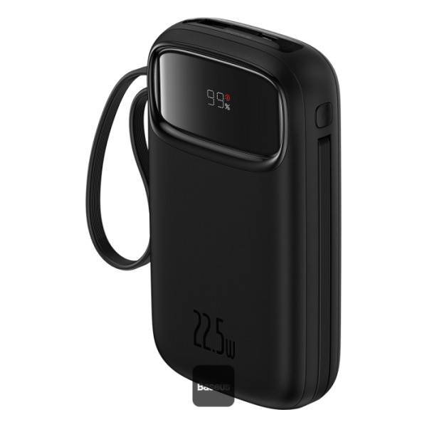 Power Bank Baseus 10000 mAh color negro (doble carga)