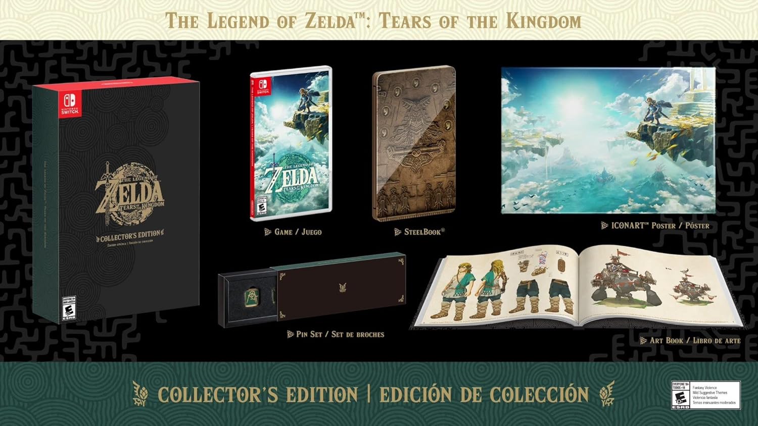 The Legend of Zelda: Tears of the Kingdom Collector’s Edition - Nintendo Switch 