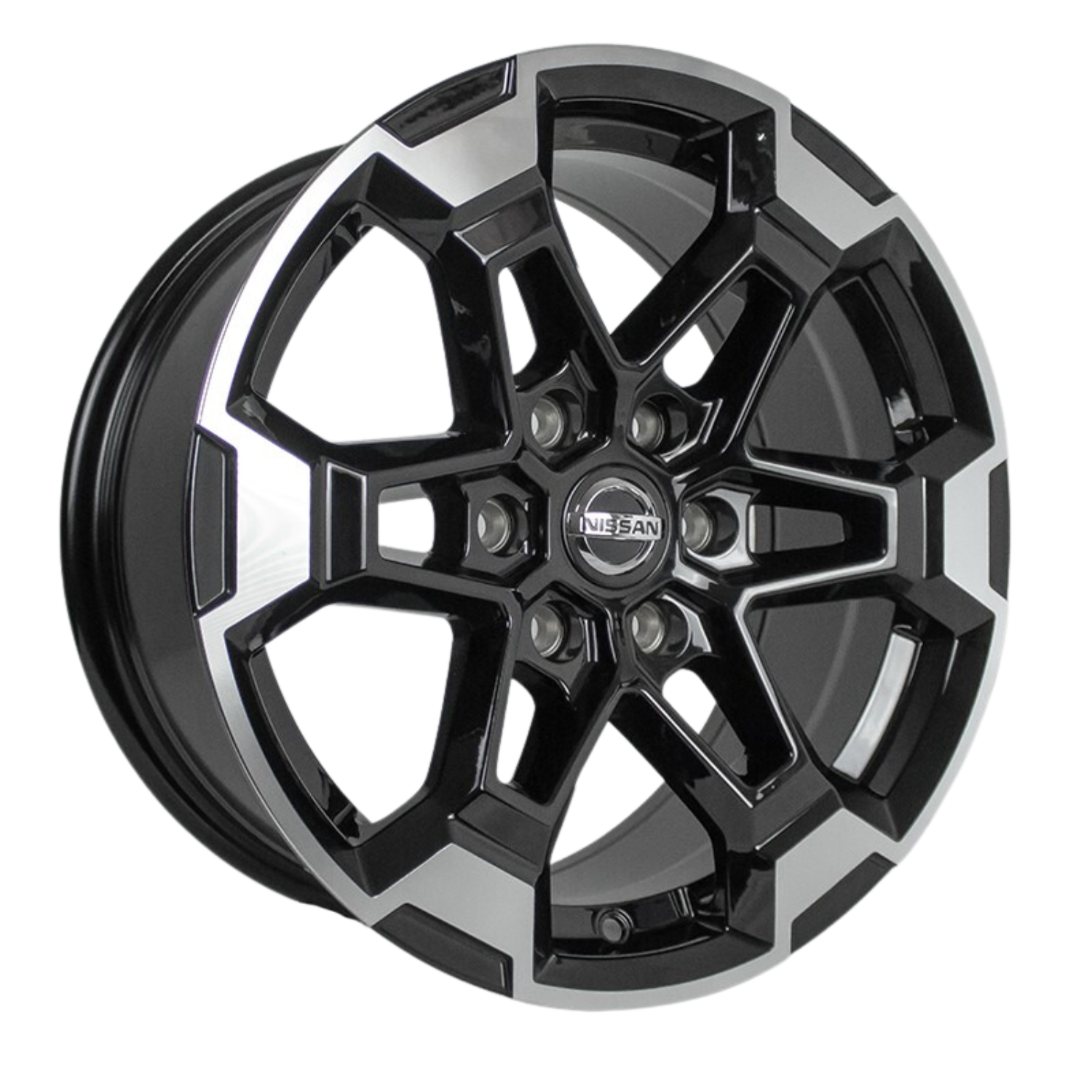 4 RINES 17 6X114.3 BLACK FACE Nissan NP300 Estacas, Frontier