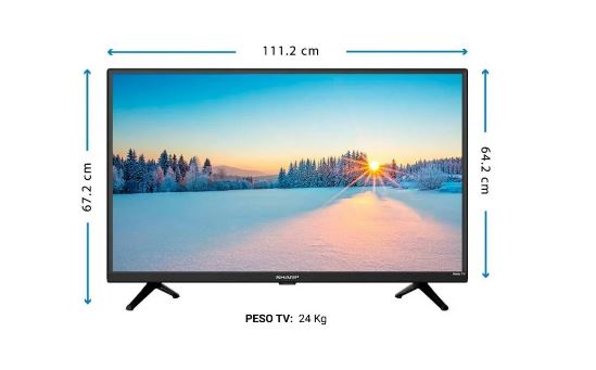 TV Sharp 50 Pulgadas Roku 4K UHD LED 4T-C50DL7UR