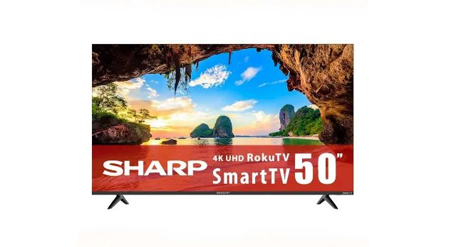 TV Sharp 50 Pulgadas Roku 4K UHD LED 4T-C50DL7UR
