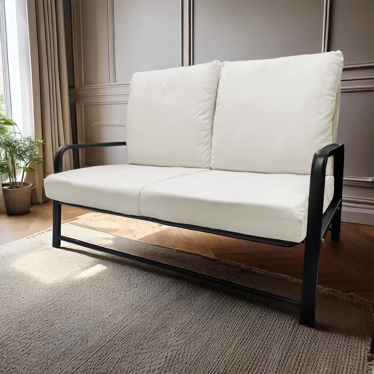 Sofá Cama Convertible para Interiores Moderno Bossa Drita