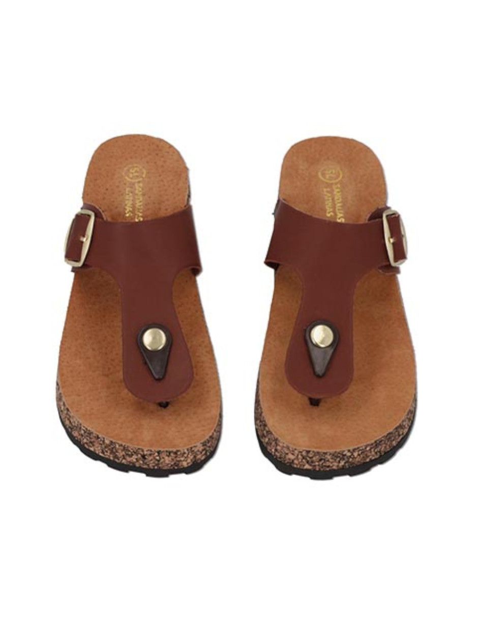 SANDALIAS PARA MUJER COLOR CAFE
