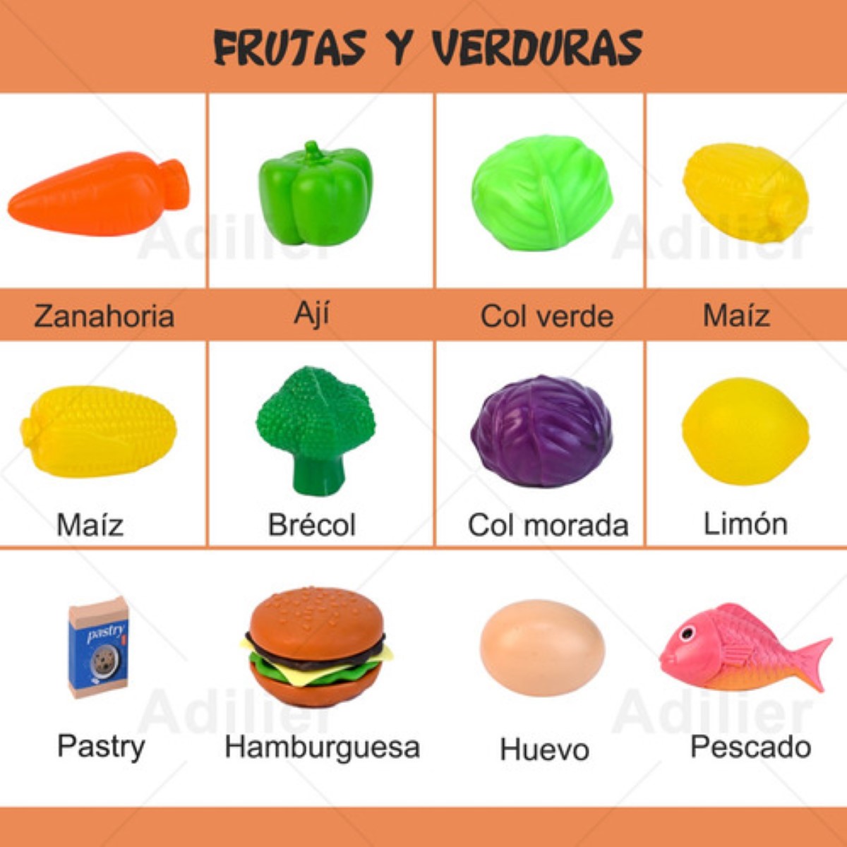 Juguete de Cocina para Niños Luz Sonido Agua Vapor Spray 29 pcs Violeta