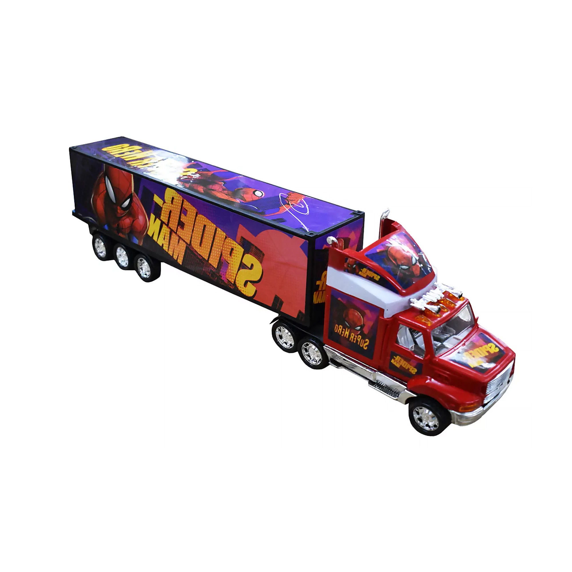 Camion A Friccion Avengers Los Vengadores Sebigus Color Rojo