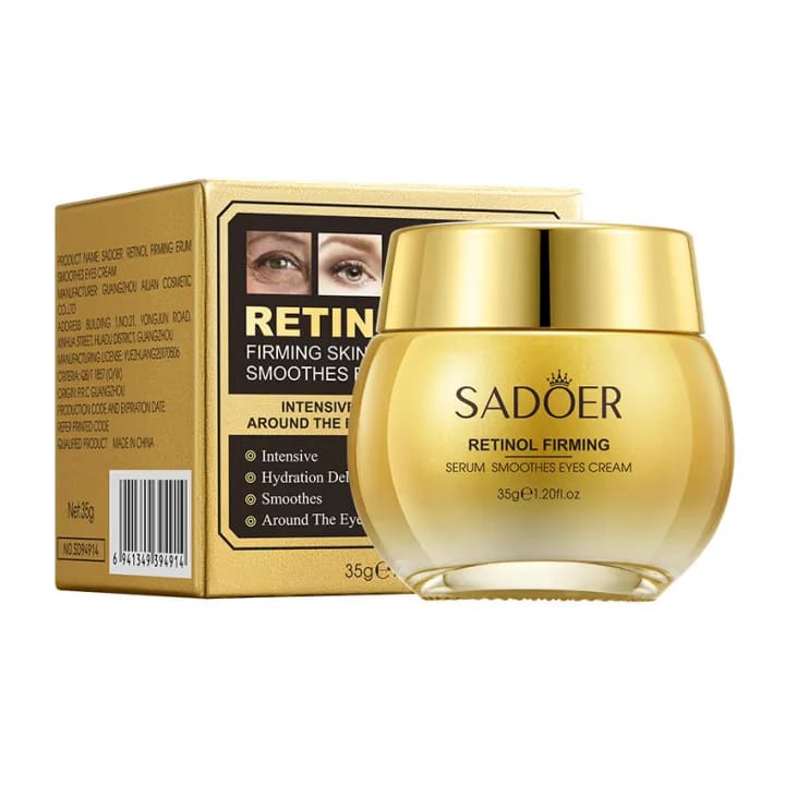 Crema Para Contorno De Ojos Con Retinol Antiojeras Y Arrugas