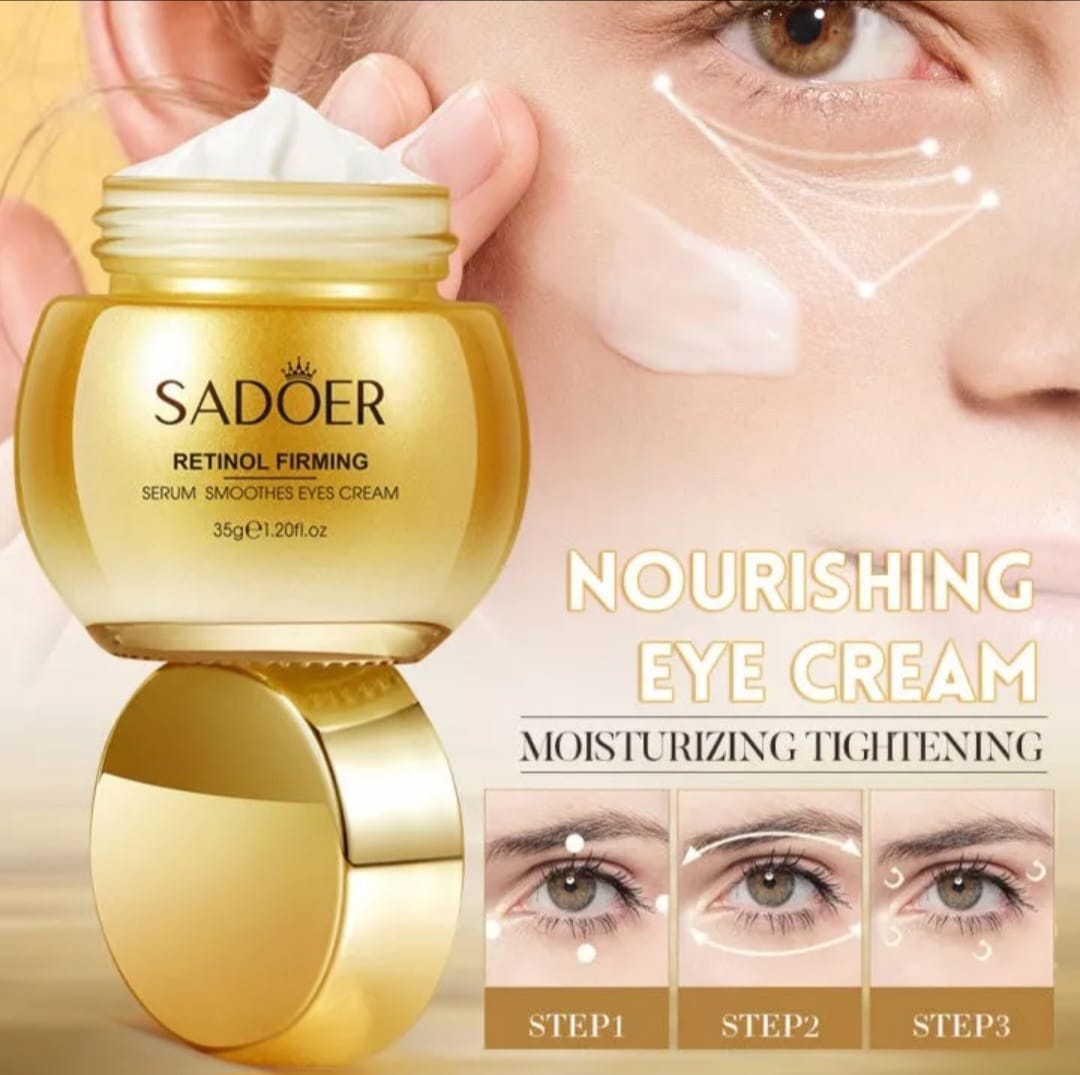 Crema Para Contorno De Ojos Con Retinol Antiojeras Y Arrugas