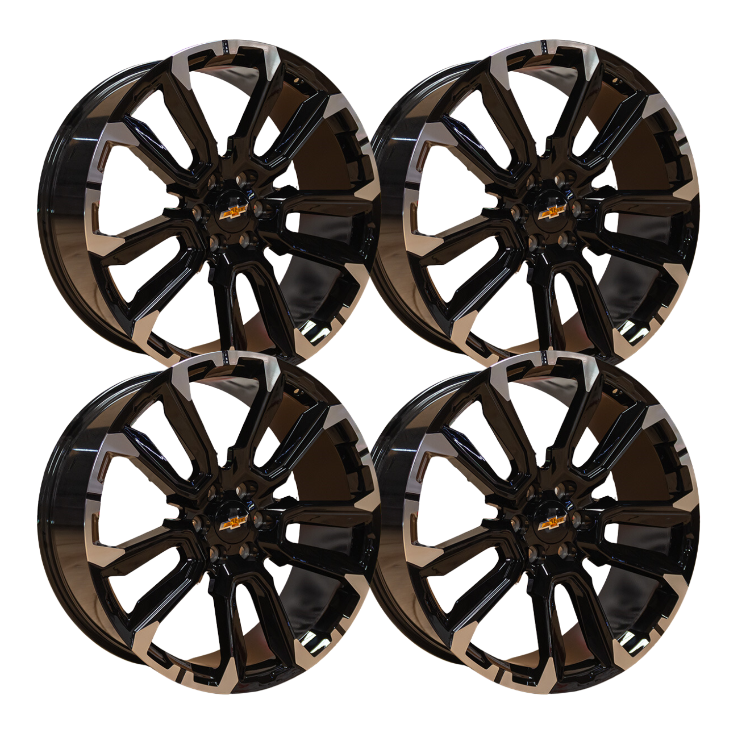 4 RINES 24 6X139.7 BLACK FACE  SILVERADO, TAHOE ESCALADE