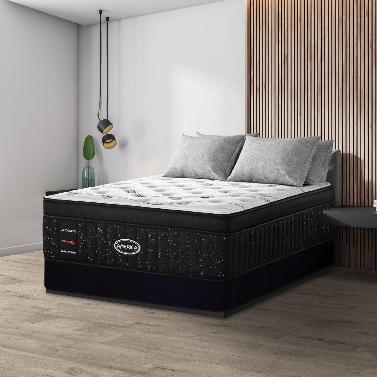 Colchón America Black Jackson - Queen Size