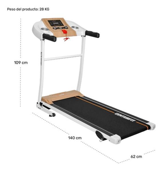 Caminadora Electrica Centurfit Walk Hp 1.5 Gym Caminadoras Centurfit