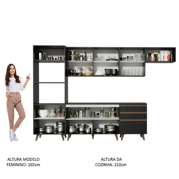 Cocina Integral Completa Modular Madesa Reims 320cm NN 01