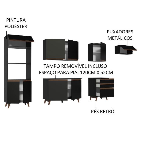 Cocina Integral Completa Modular Madesa Reims 320cm NN 01