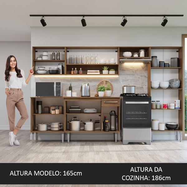 Cocina Integral Completa Modular Madesa Emilly 293cm MG 03