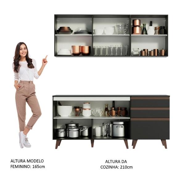 Cocina Integral Completa Modular Madesa Reims 180cm NN