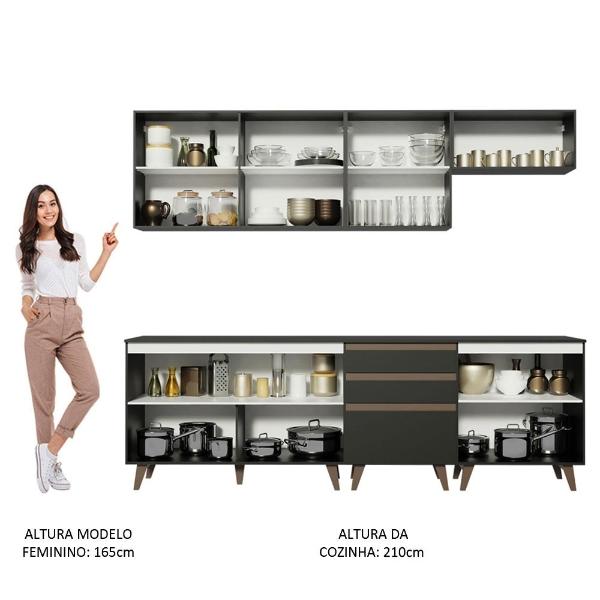 Cocina Integral Completa Modular Madesa Reims 250cm NN 04