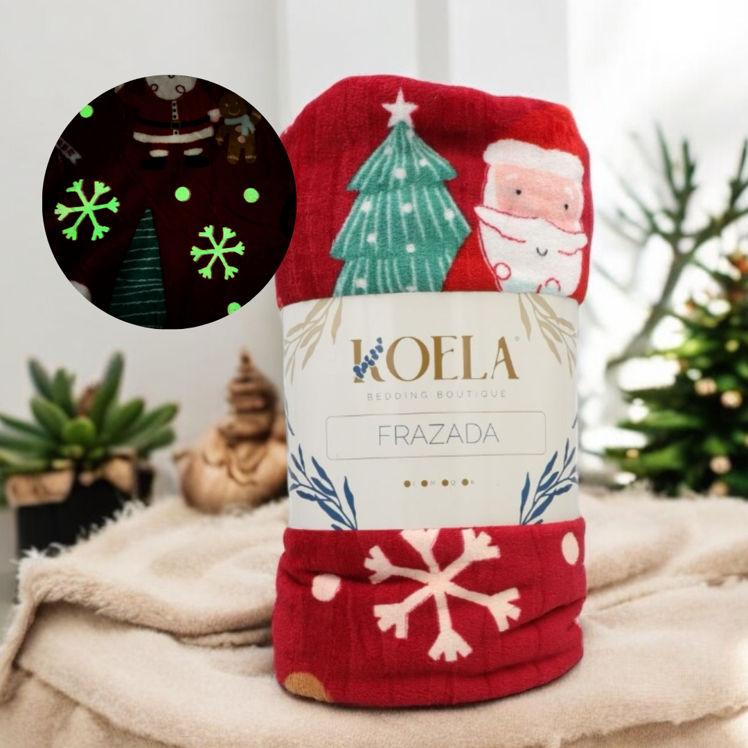 Cobija Mágica Frazada Glow In The Dark, Fluorescente, Brilla en la Oscuridad, Mantas para Niños, Throw Blanket, Cobija Ligera Luminosa, Medida Matrimonial