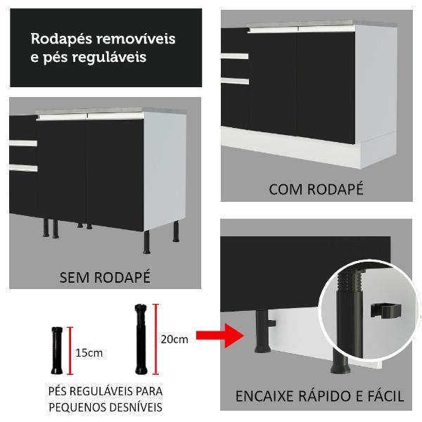 Despensero Alacena Multiuso Organizador Madesa 3 Puertas BN1