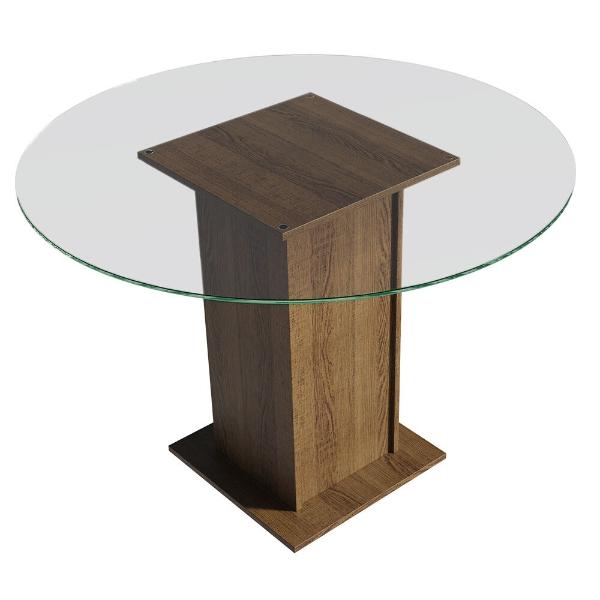 Juego de Comedor con Mesa Redonda y 4 Sillas Madesa Oxford