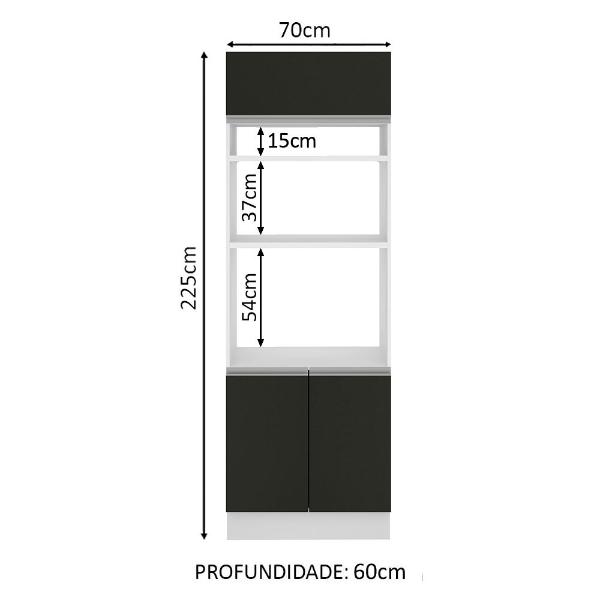 Despensero Alacena Multiuso Organizador Madesa 3 Puertas BN1