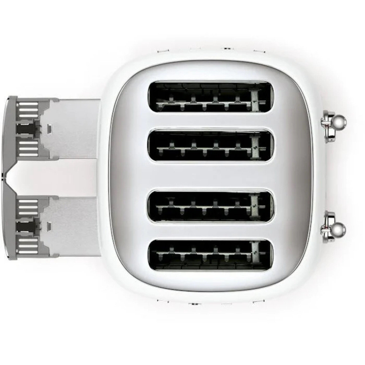 Tostador Smeg TSF03WHUS para Cuatro Rebanadas Blanco
