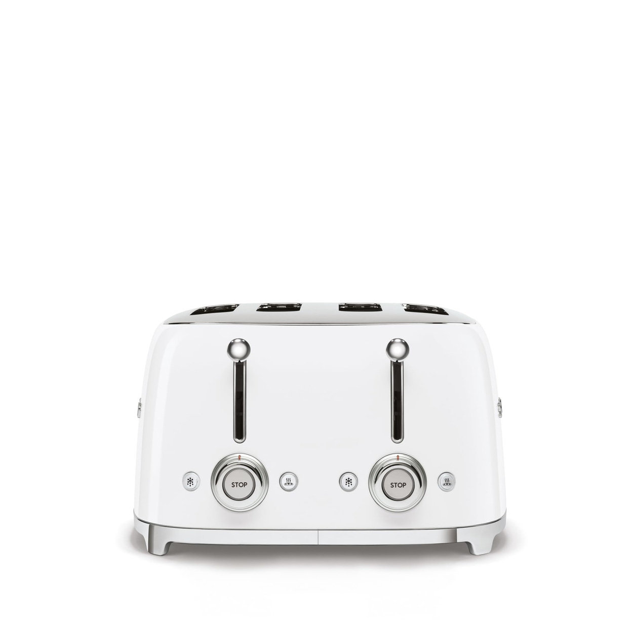 Tostador Smeg TSF03WHUS para Cuatro Rebanadas Blanco