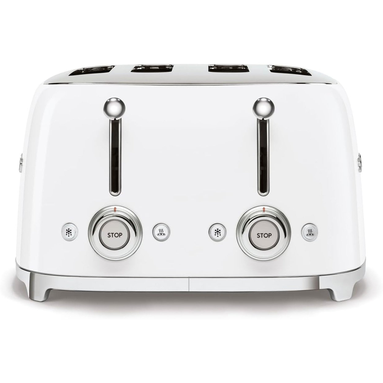 Tostador Smeg TSF03WHUS para Cuatro Rebanadas Blanco