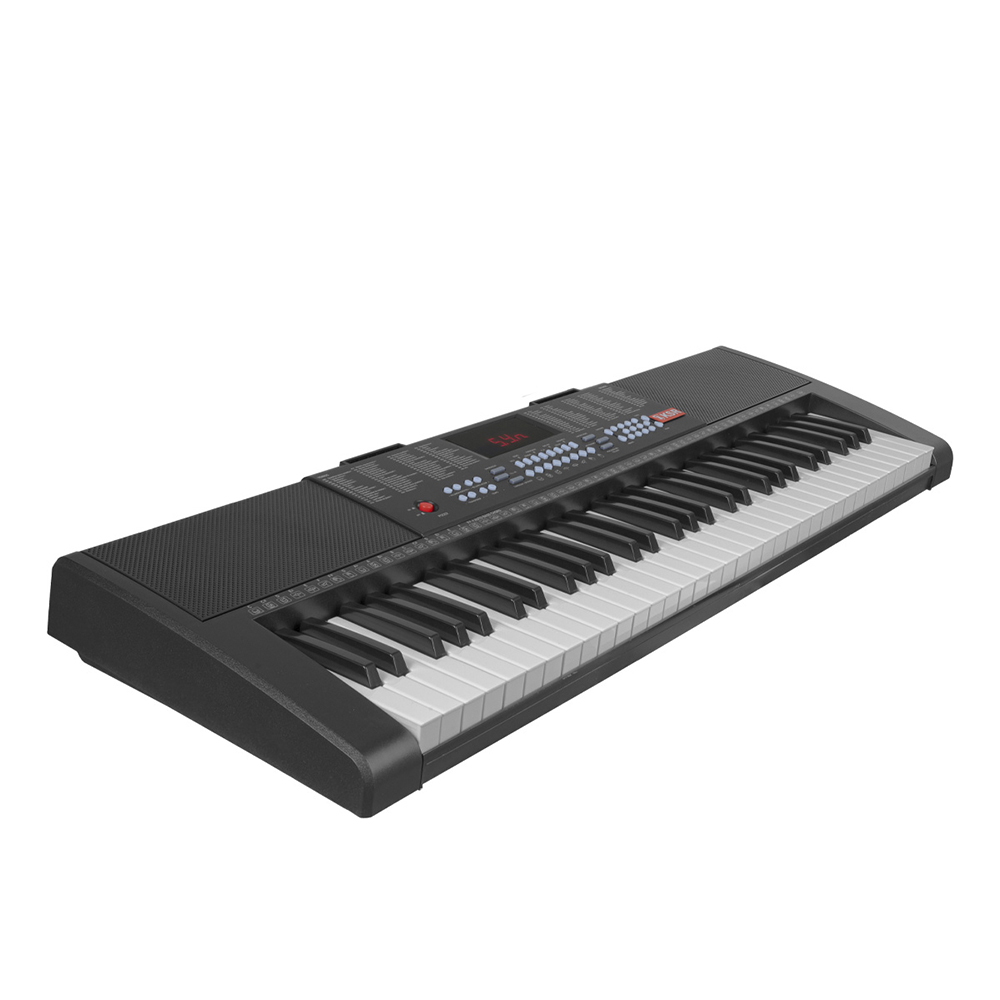 Teclado Musical Kiaser De 61 Teclas Luminosas Mtc-5495.