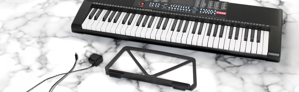 Teclado Musical Kiaser De 61 Teclas Luminosas Mtc-5495.