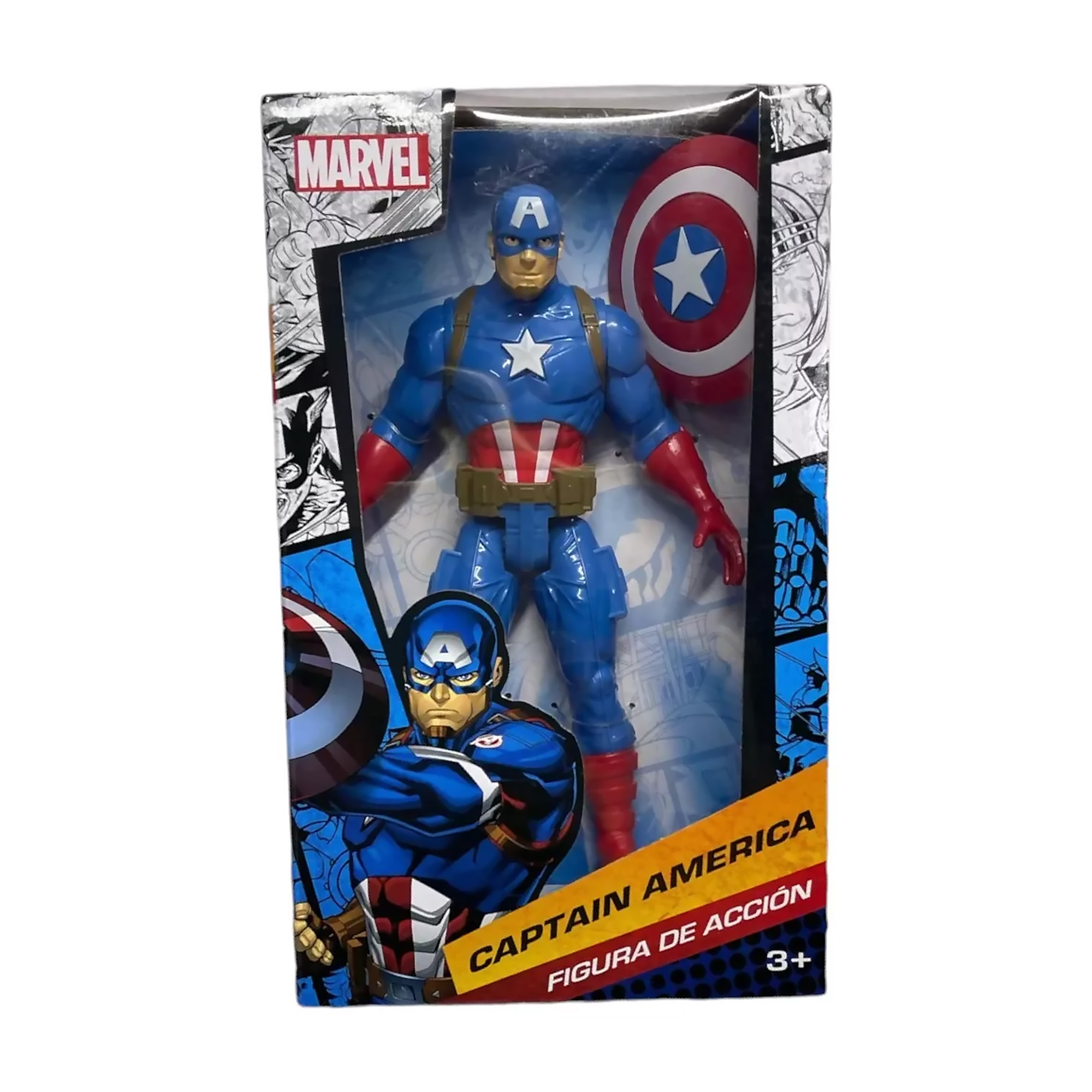 Figura De Acción Marvel Capitan América Juguete De Colección