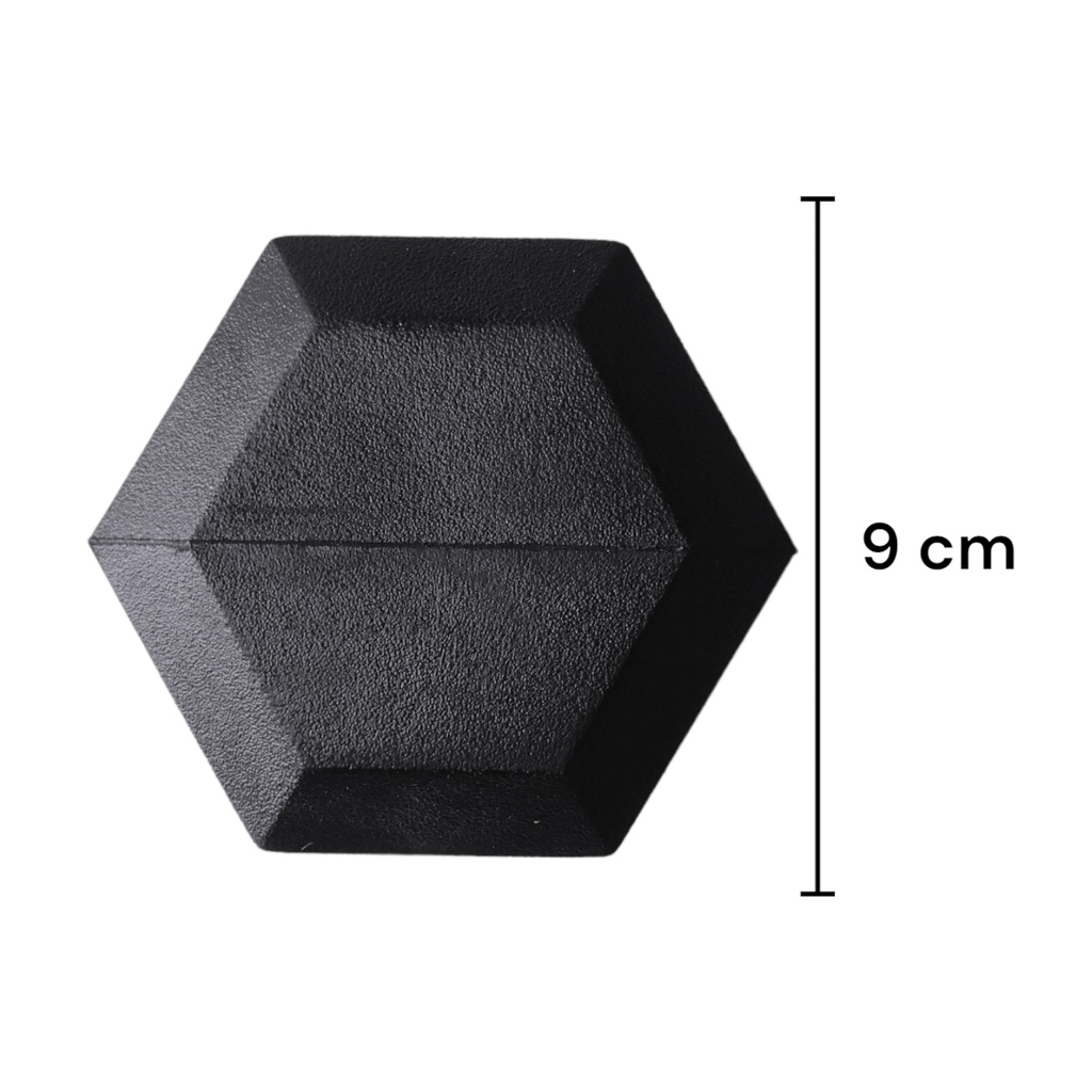 Par de Mancuernas Hexagonal de 4 Kg Linea Económica IF-LEHK4
