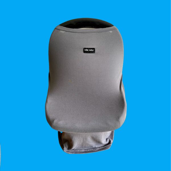 Mãe Baby Manta para Amamantar Bebe Multiusos Compra Inteligente, Mandil para Lactancia, Bufanda (Gris Plata)