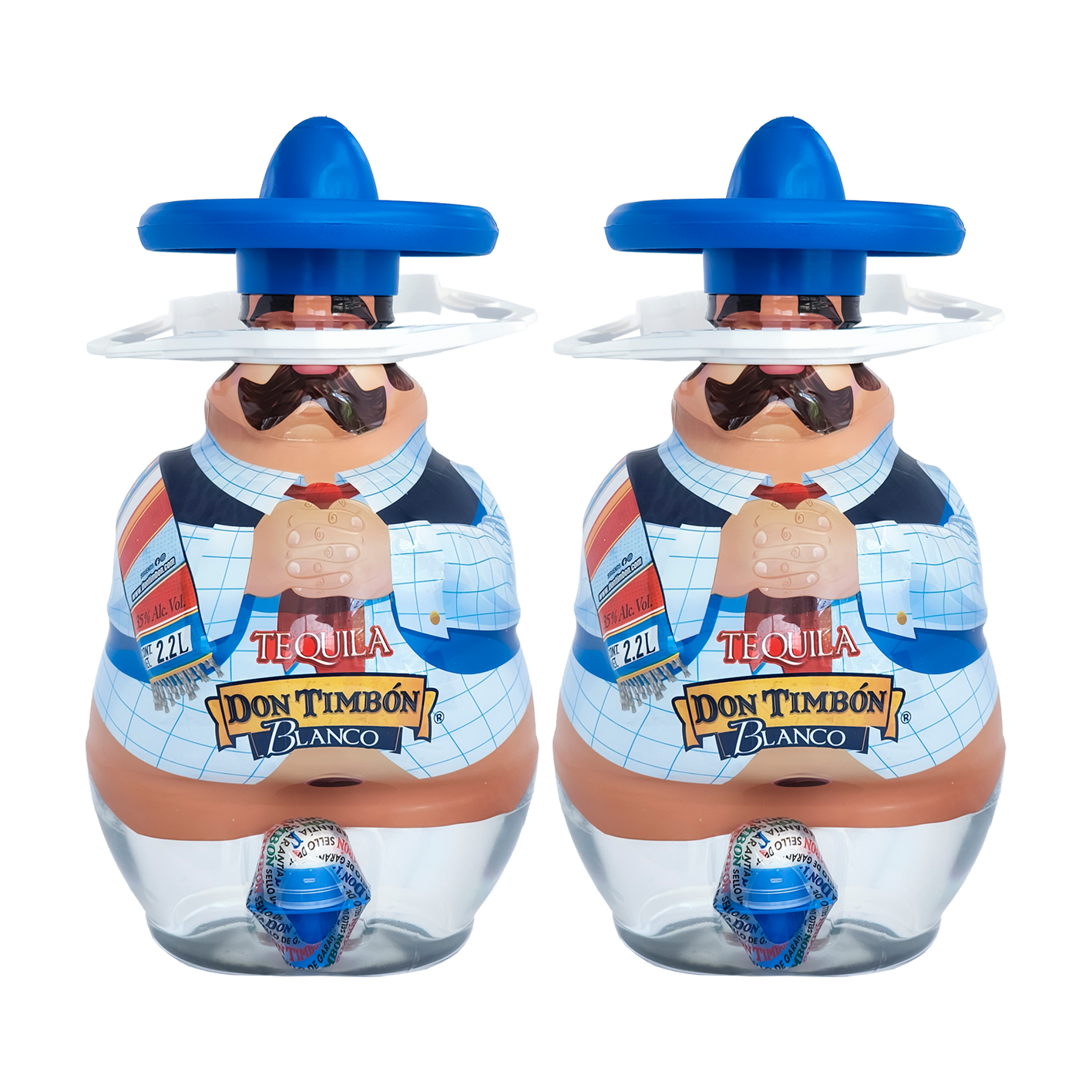 Duo Pack Tequila Don Timbón 100% Blanco 2200 Ml