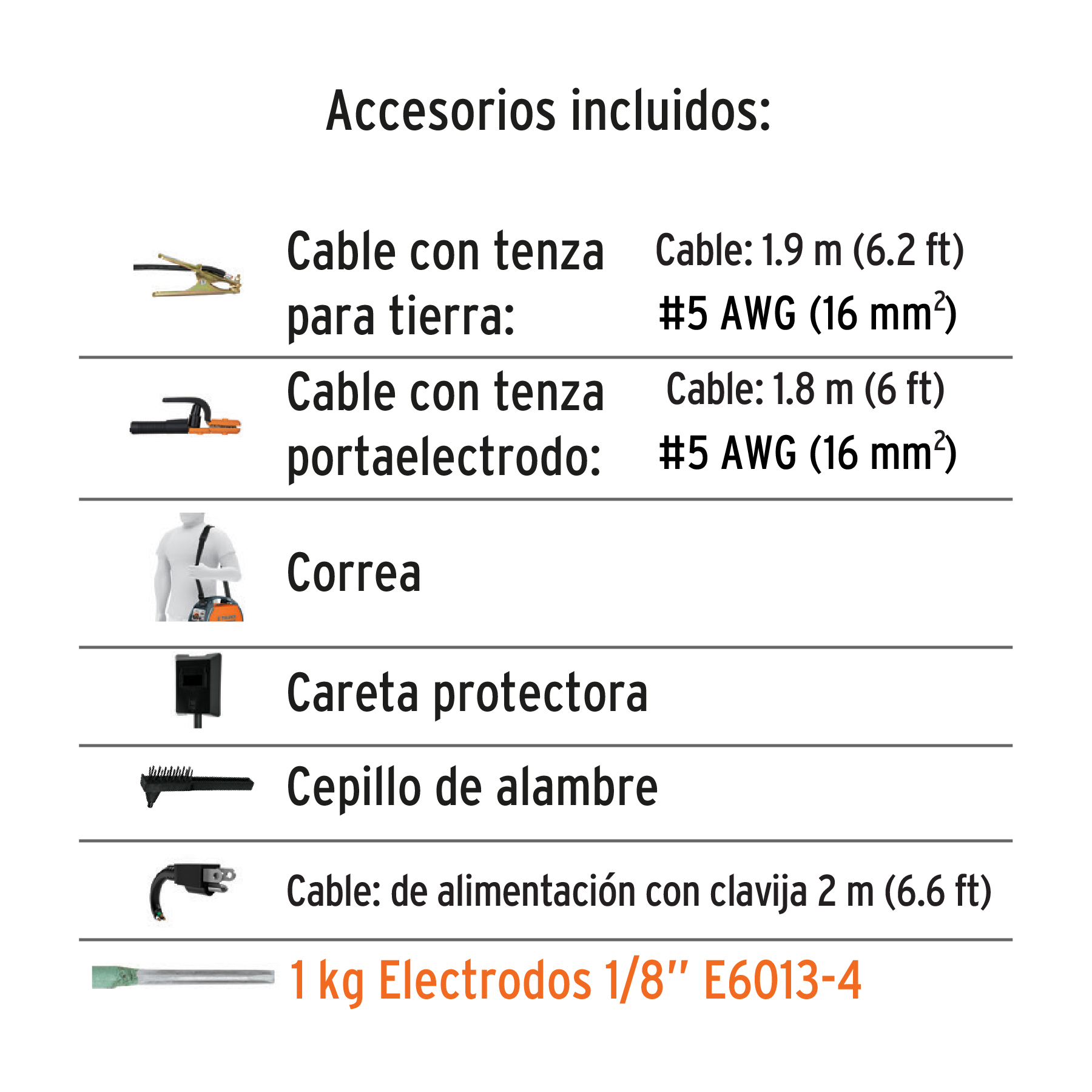 Soldadora inversora 130A, 127V, TRUPER