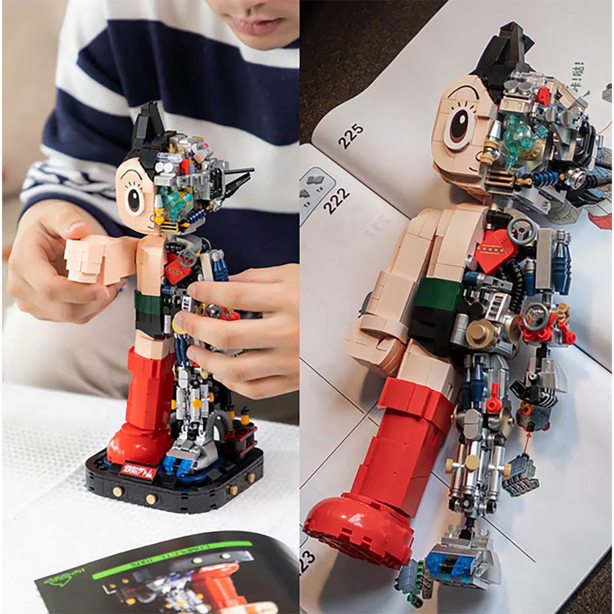 Set de Construcción ASTRO BOY Pure Mind Armable 1258 Piezas Doble Vista