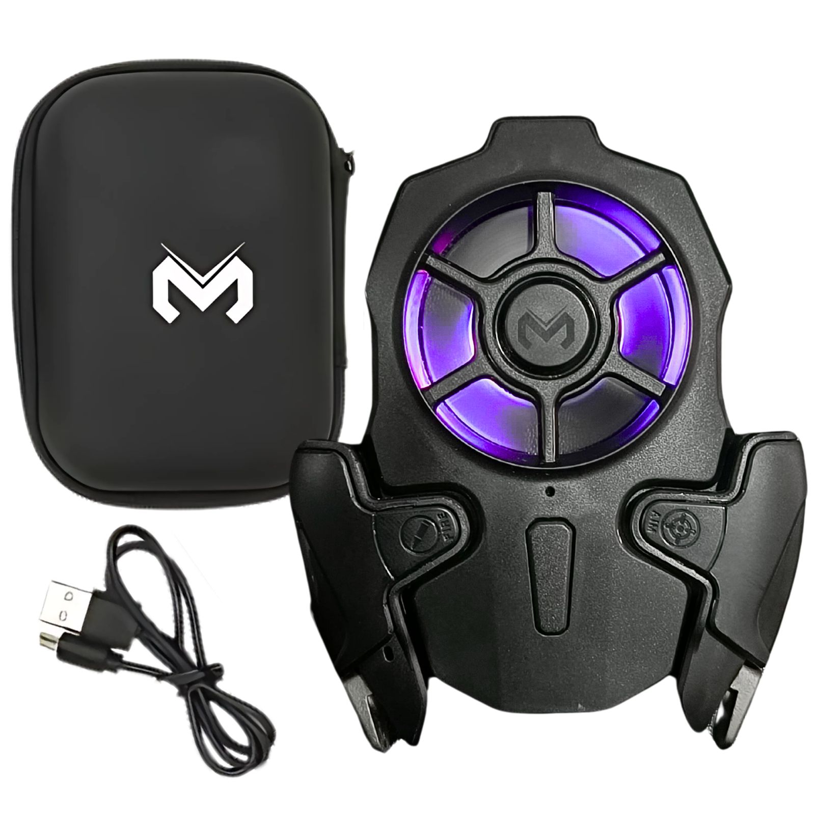 MEMO AK03 Gatillos Celular Disparo Gamer con  Ventilador Enfriador para Celular