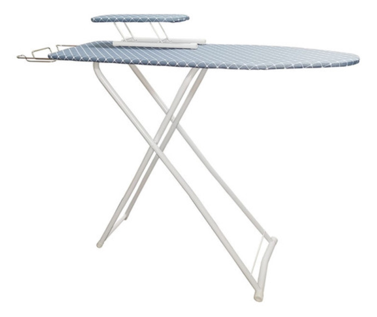 Tabla Burro De Planchar Altura Ajustable Con Soporte 42in AZUL 