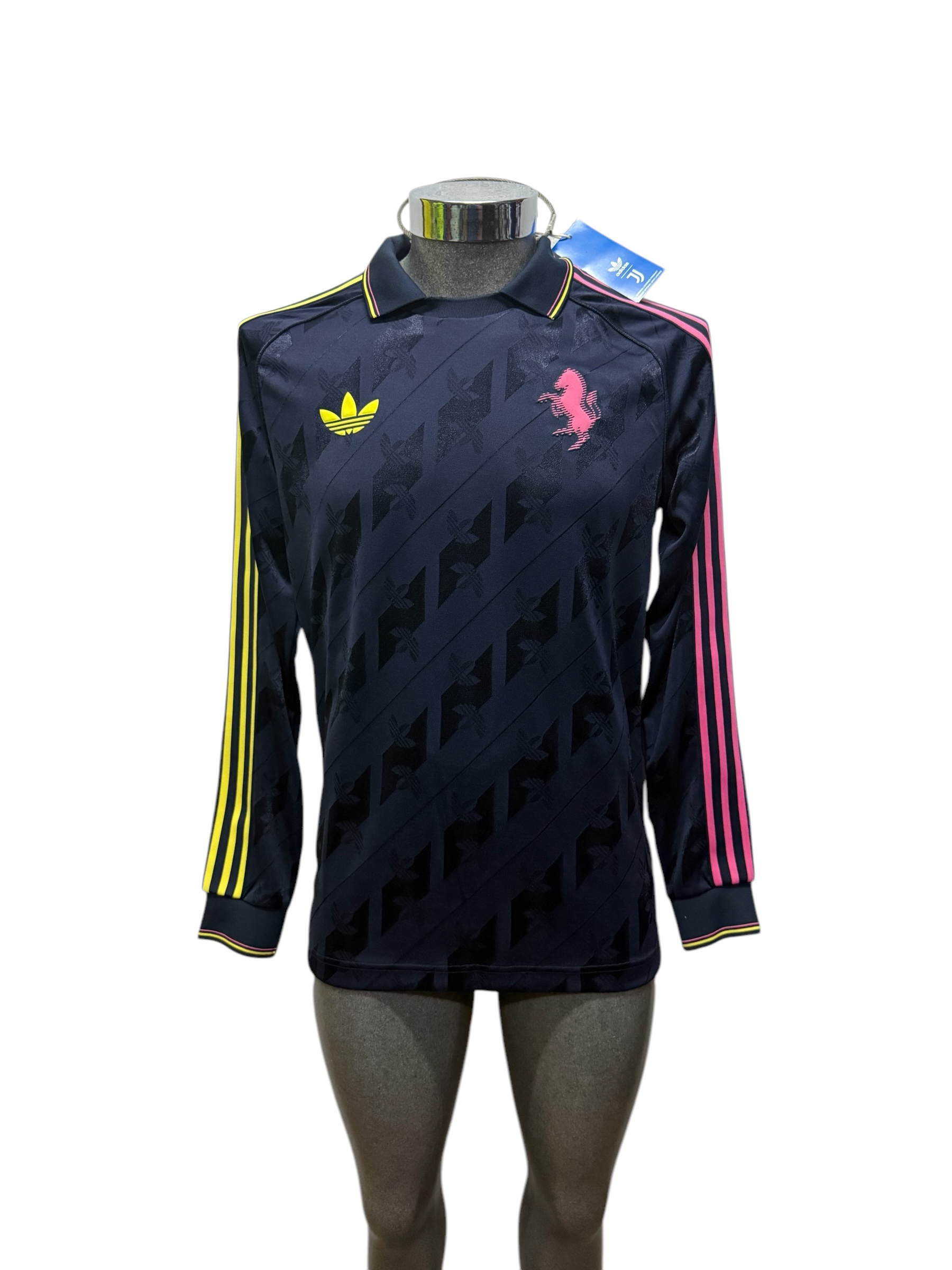 ■adidas■ Juventus Long Sleeve Jersey Navy IT3851 adidas Juventus Lifestyler Soccer Jersey Legend Ink Asia-Fit