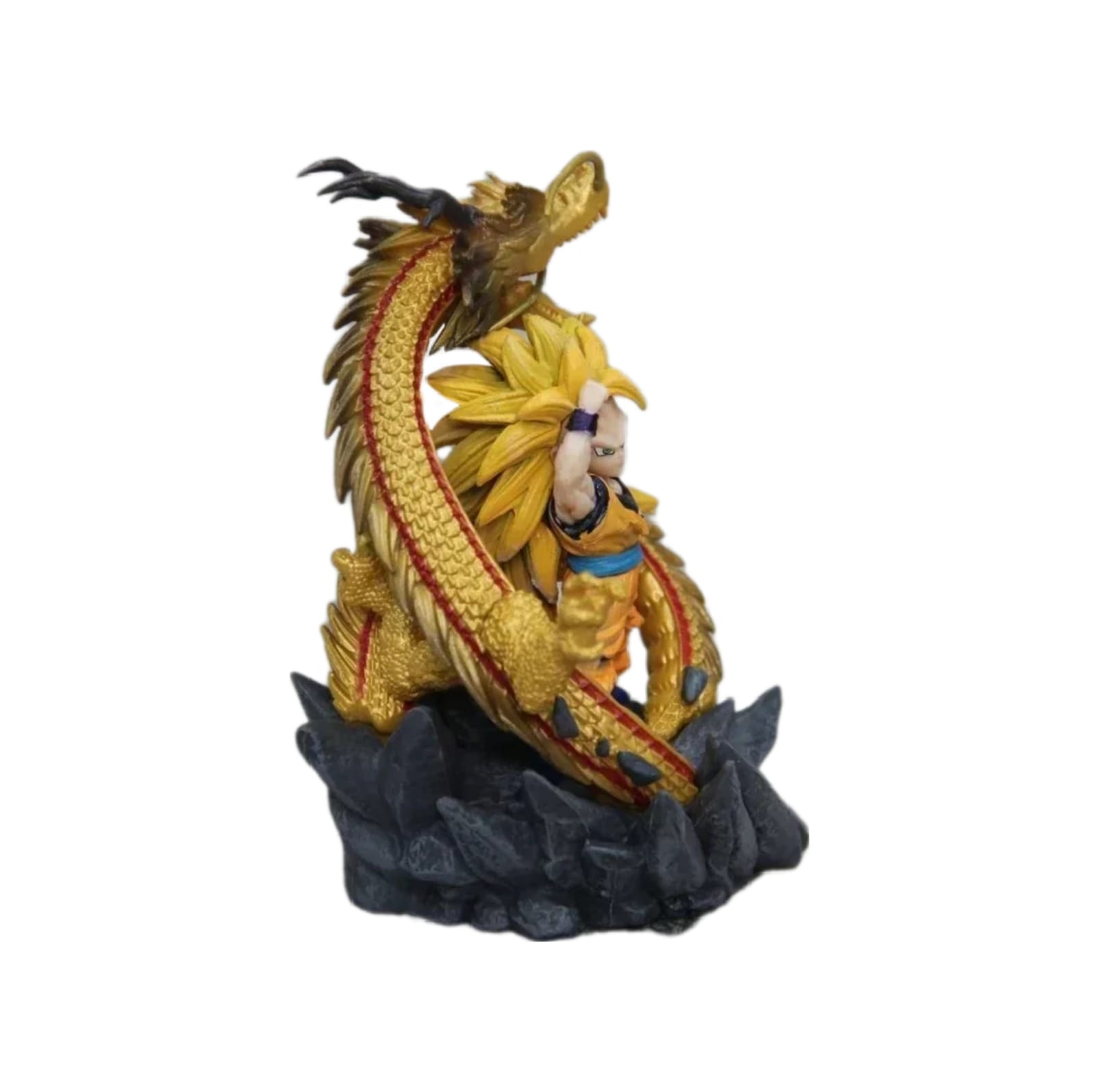 Figura de Colección Goku con Puño de Dragón Dorado
