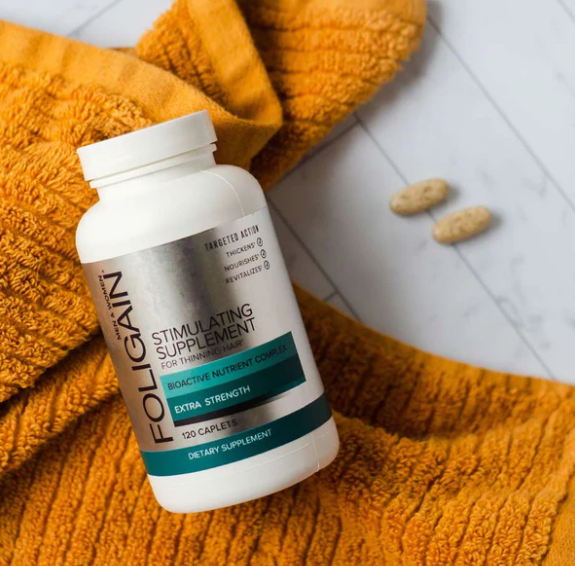 Foligain Suplemento Estimulante para la Pérdida del Cabello 120 Cápsulas.
