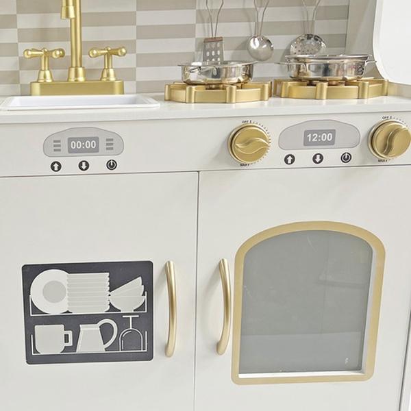 Cocina Juguete Niños Infantil Madera Moderna Accesorios Little Monkey