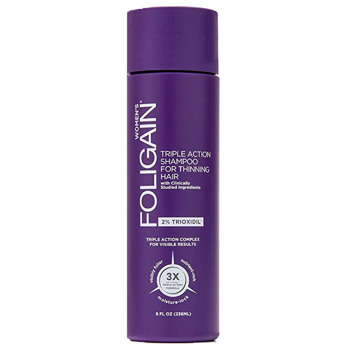 Foligain Shampoo para el Recrecimiento del Cabello para Mujeres con 2% Trioxidil