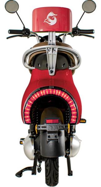 Bicleta Bicimoto Electrica 500w 48v 35km/h Luces Full Led Rojo BIZMO