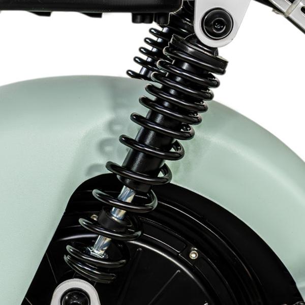 Bicicleta Electrica Bicimoto 350w 12v 25km/h Luces Full Led Menta BIZMO