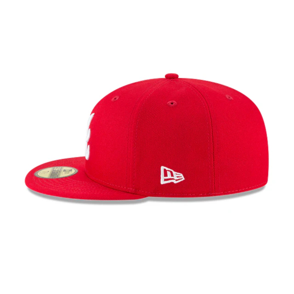 Gorra New Era 59Fifty Atlanta Braves Roja 11591179 TALLA 7
