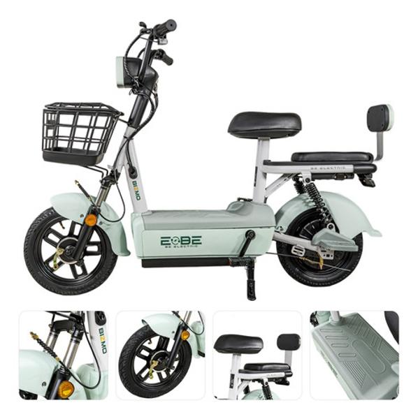 Bicicleta Electrica Bicimoto 350w 12v 25km/h Luces Full Led Menta BIZMO
