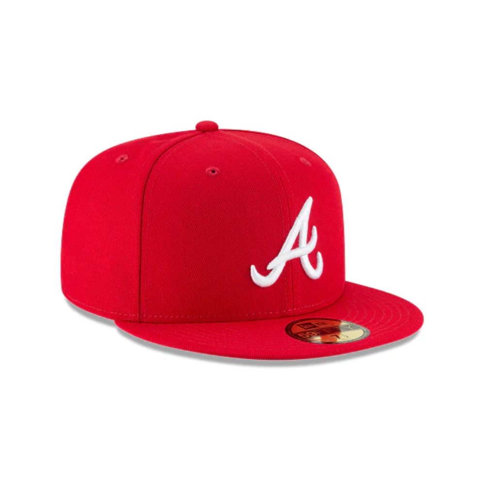 Gorra New Era 59Fifty Atlanta Braves Roja 11591179 TALLA 7