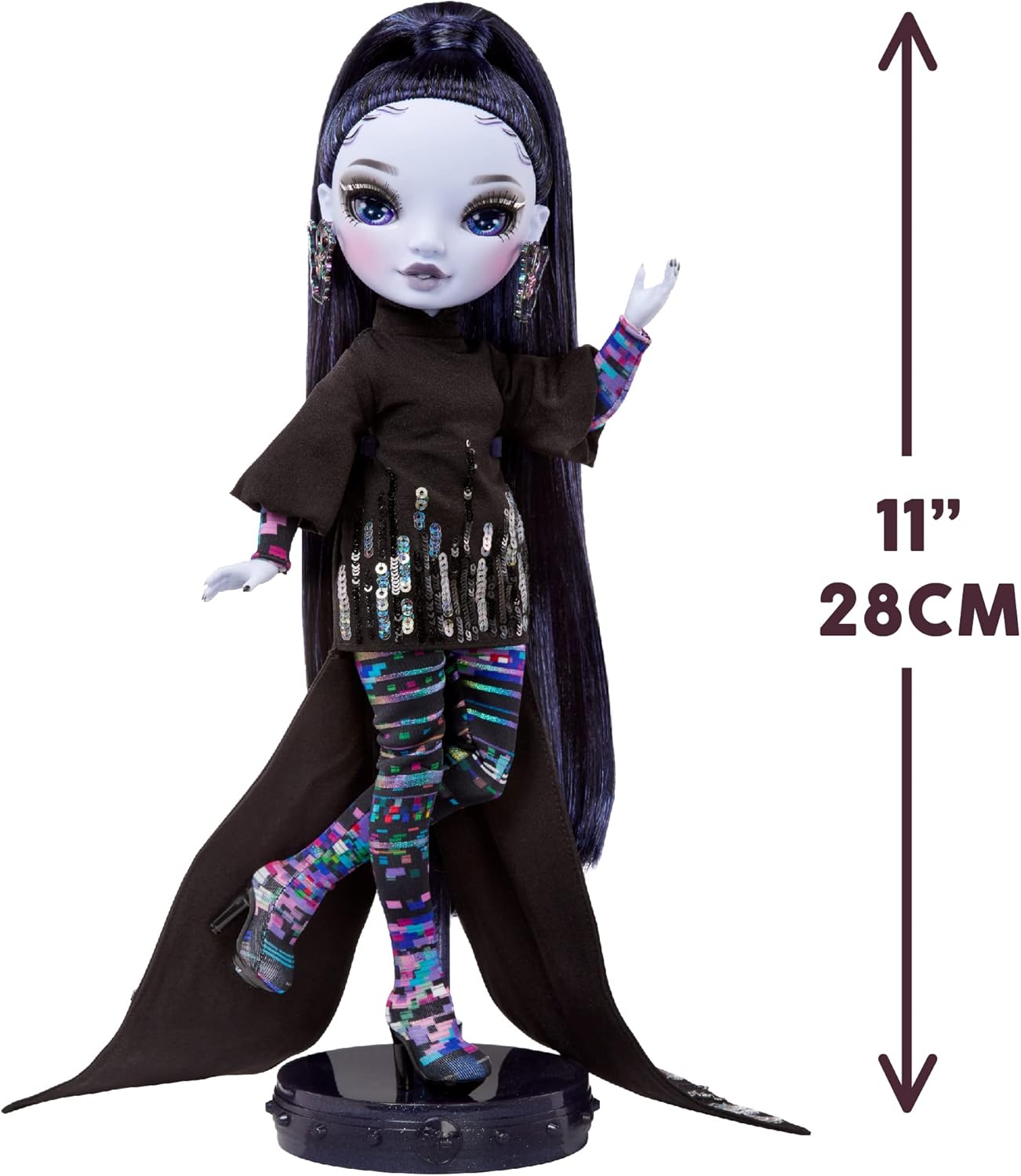 Rainbow High Shadow High Serie 2 Muñeca Reina Glitch Crowne